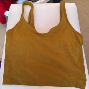 Gold Spice Lululemon Align Tank - size 0